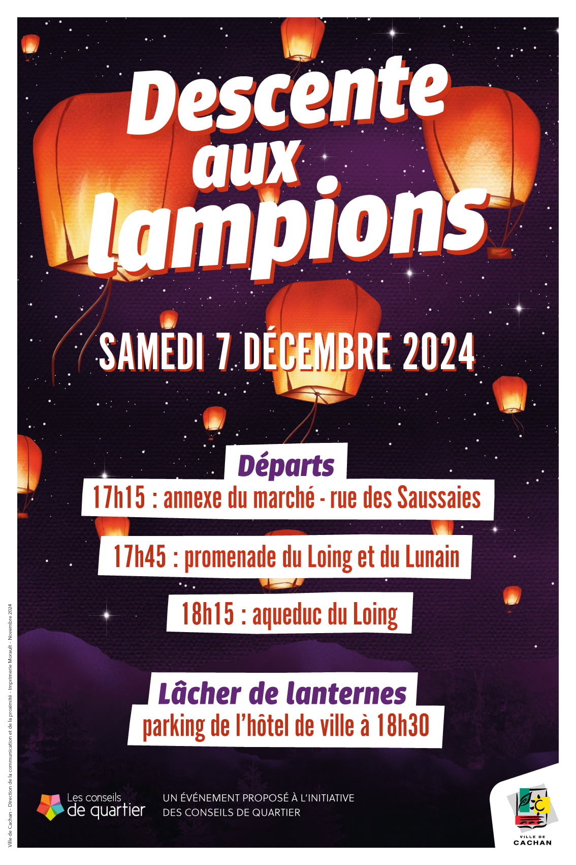 2812 affiche lampions