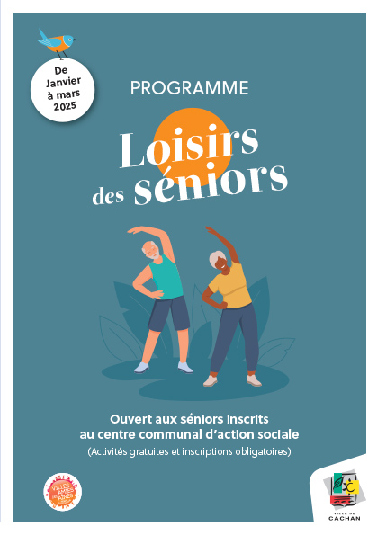 Programme loisirs seniors janvier à mars 2025